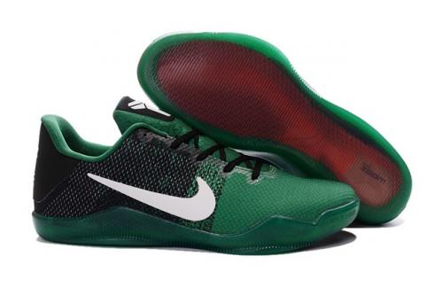 Nike Kobe XI 11 Elite Low ASG All Star Black Green Basketball Shoes 822675  - Febbuy