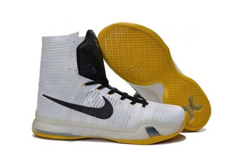 Nike Kobe X 10 Elite High Kobe Bryant Men Basketball Shoes White