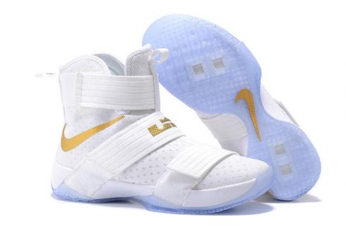 lebron soldier white and gold