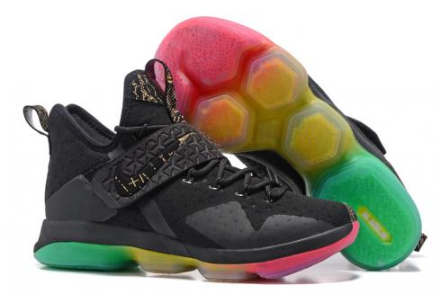 lebron shoes rainbow