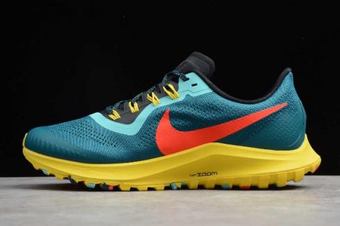2019 Nike Air Zoom Pegasus 36 Trail Geode Teal Bright Crimson