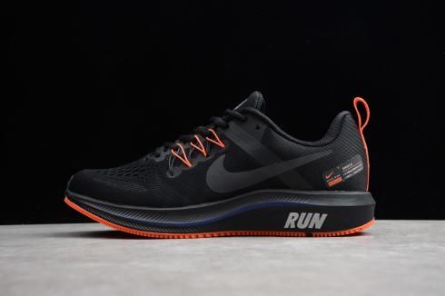 nike zoom black orange