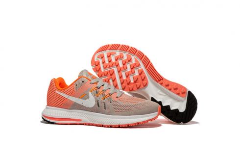 nike grey orange shoes