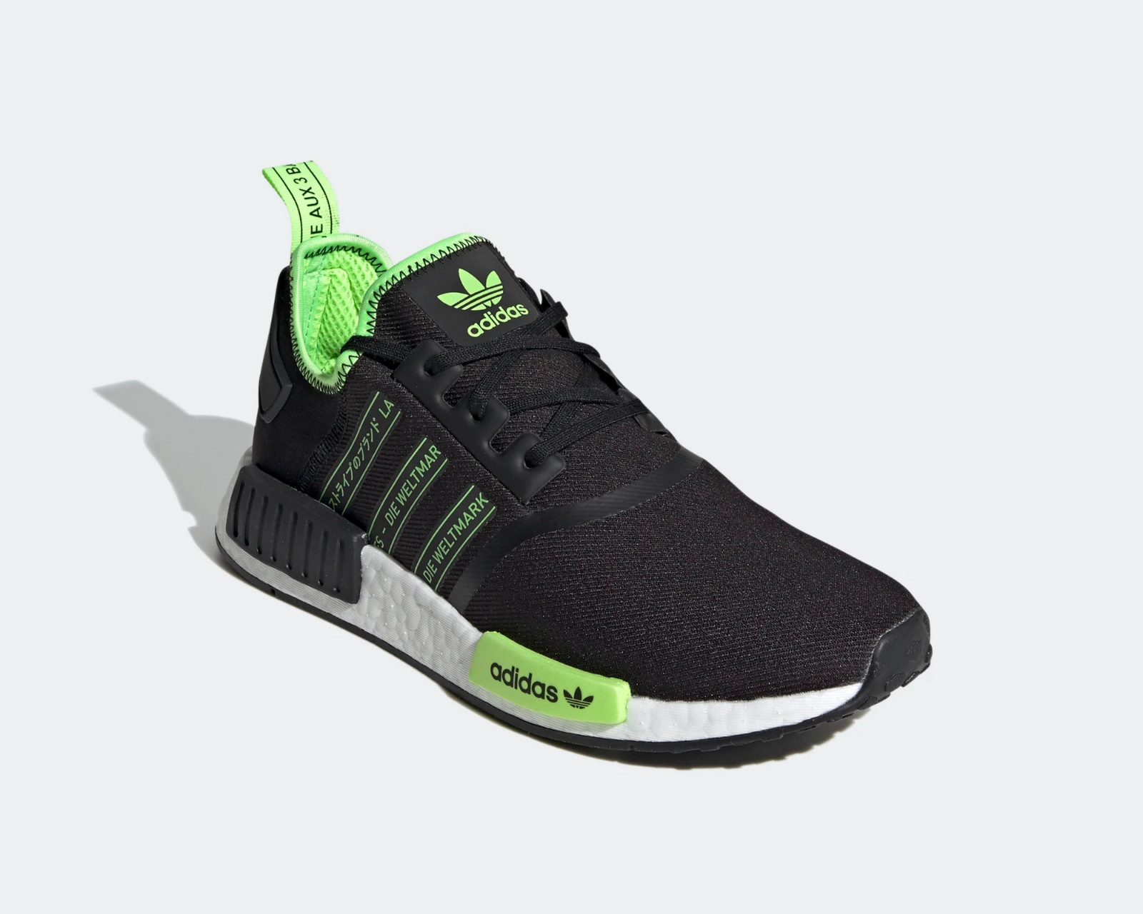 Adidas NMD R1 Core Black Signal Green FX1032 - Febbuy