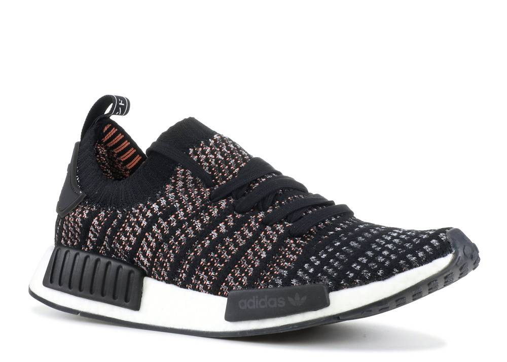 Adidas Nmd r1 Stlt Primeknit Black Pink Core Grey B37636 - Febbuy