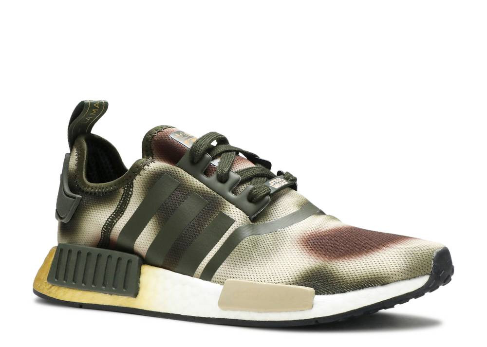 Adidas Star Wars X Wmns Nmd r1 Princess Leia Cargo Metallic Brown Gold Night FW2280 - Febbuy