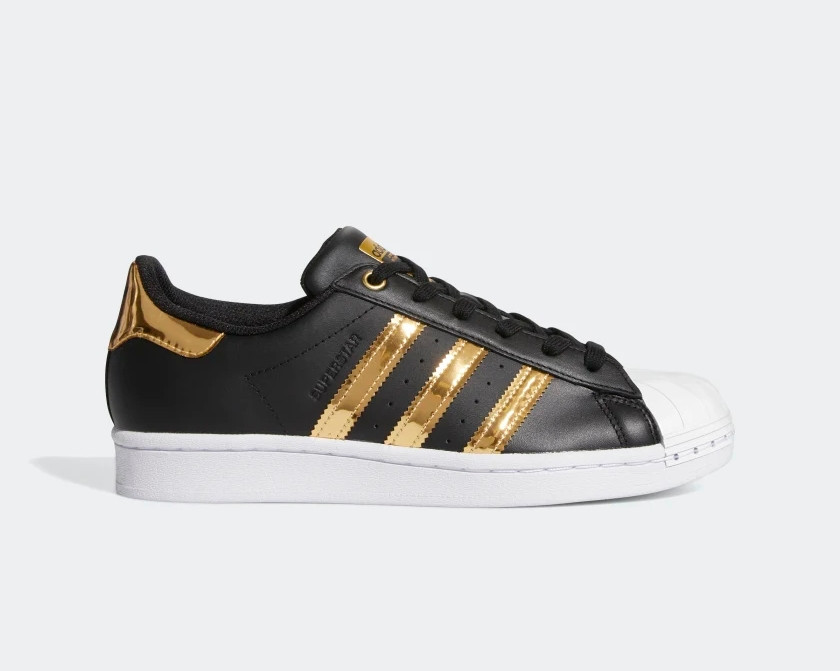 black white gold adidas shoes