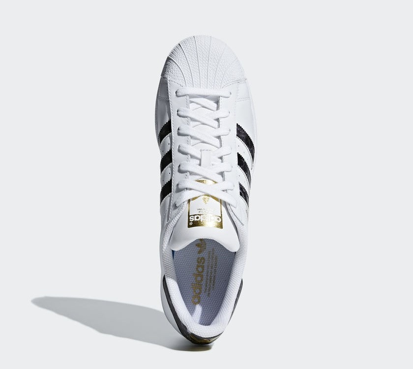 Adidas Superstar Marble Footwear White Core Black Gold Mint D96799 - Febbuy