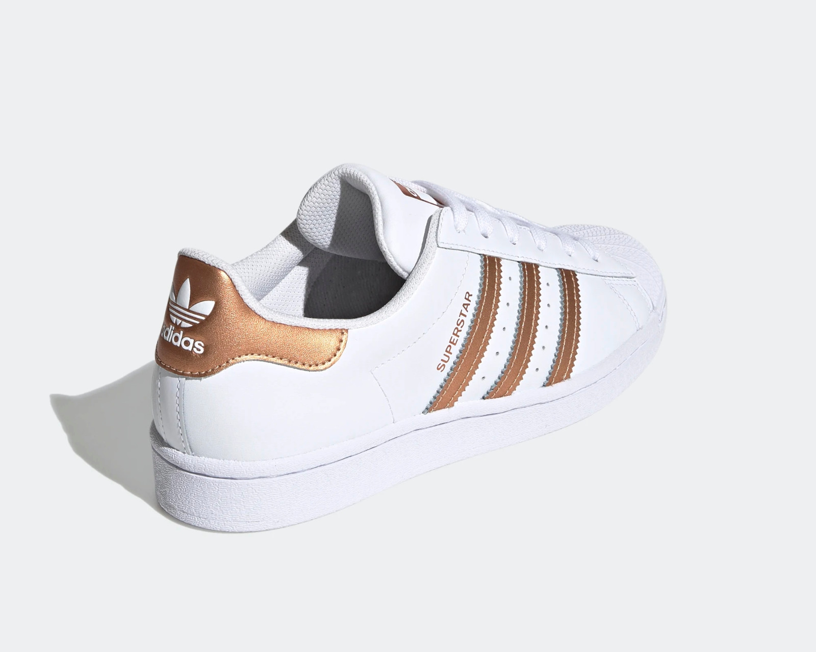 Adidas Wmns Superstar Cloud White Copper Metallic Core Black FX7484 ...