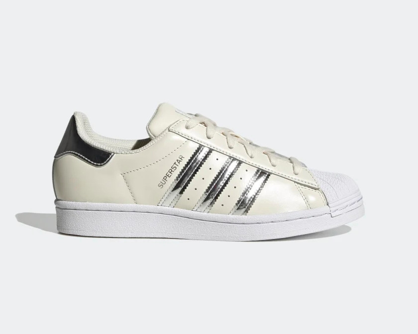 Adidas Wmns Superstar Off White Silver Metallic Copper Metallic FY6926 - Febbuy