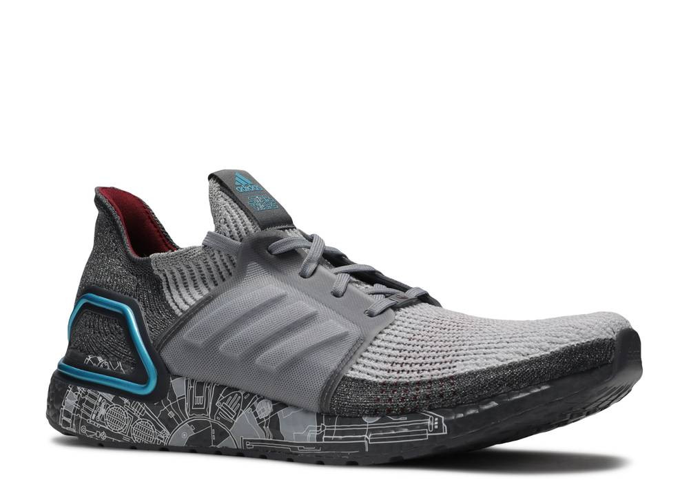 Adidas Star Wars X Ultraboost 19 Millenium Falcon Cyan Bright Five Grey Two FW0525 - Febbuy