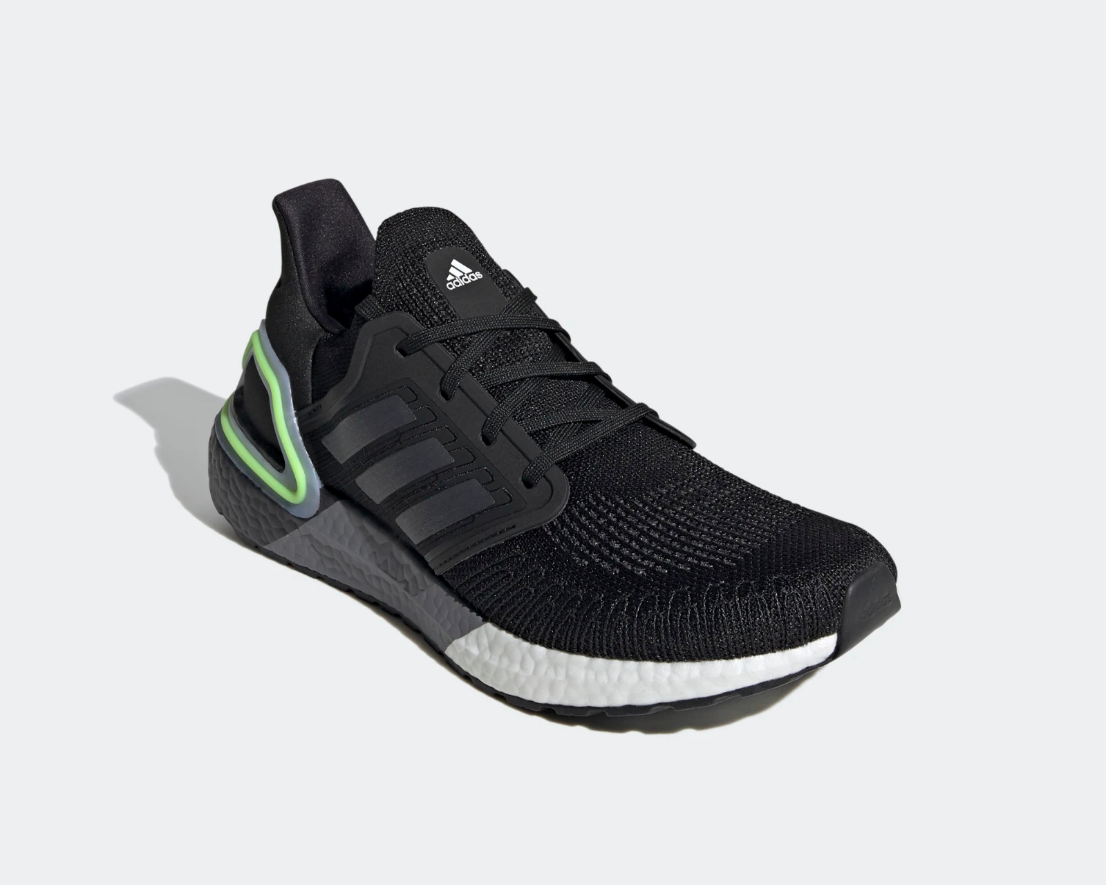 Adidas UltraBoost 20 Night Metallic Signal Green Black EG0707 - Febbuy