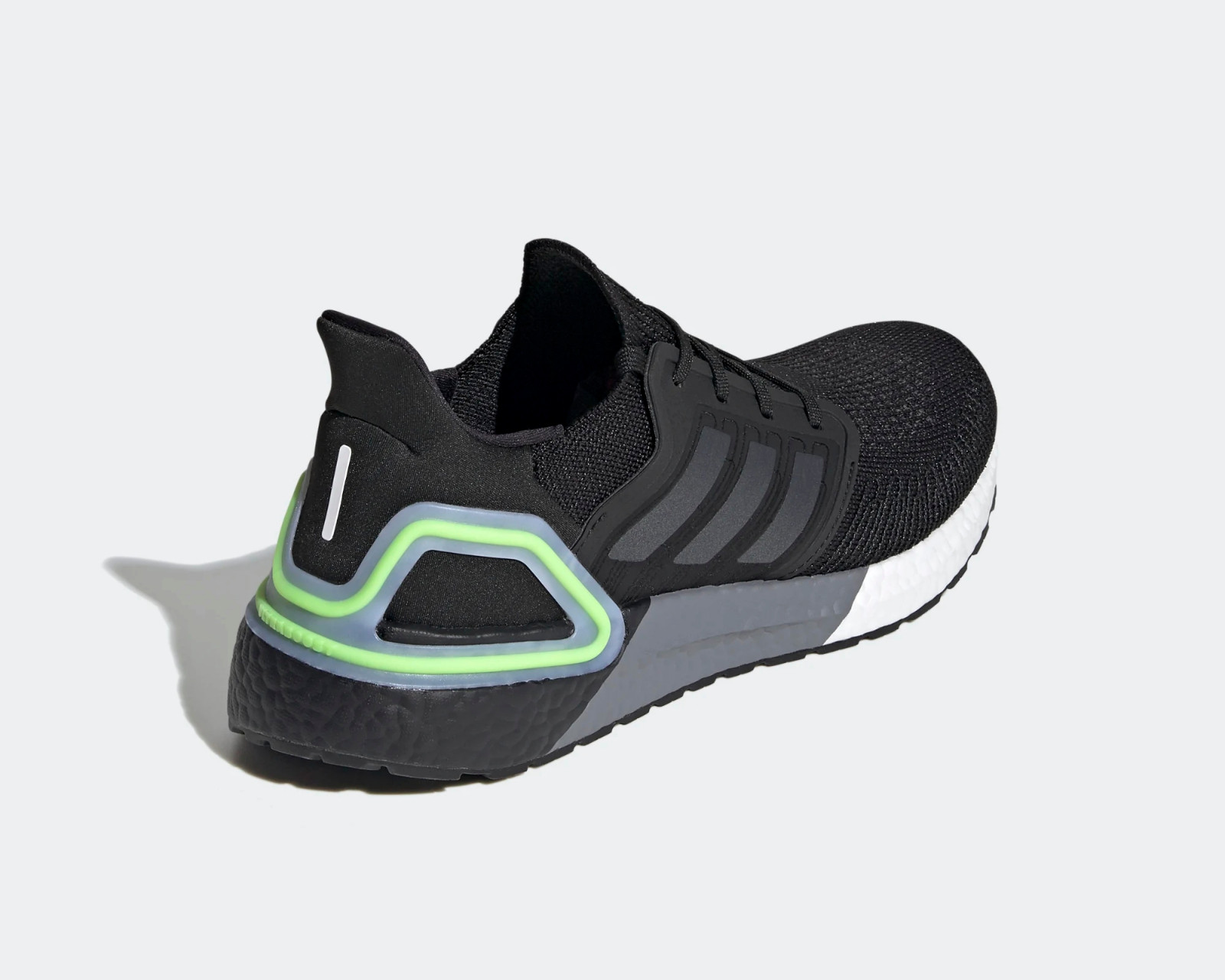 Adidas UltraBoost 20 Night Metallic Signal Green Black EG0707 - Febbuy