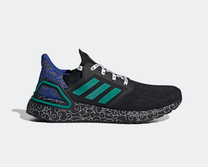 Adidas Ultraboost 20 Continental Core Black Glory Green FX8887 - Febbuy