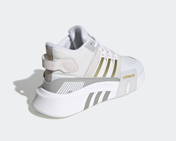 Adidas EQT Bask ADV V2 Gold Metallic Footwear White FW4254 - Febbuy