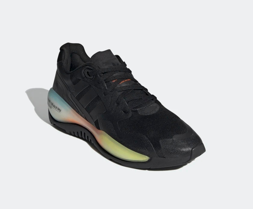 Adidas ZX Alkyne 1180 Core Black Volt Multi-Color Running Shoes FW4793 - Febbuy
