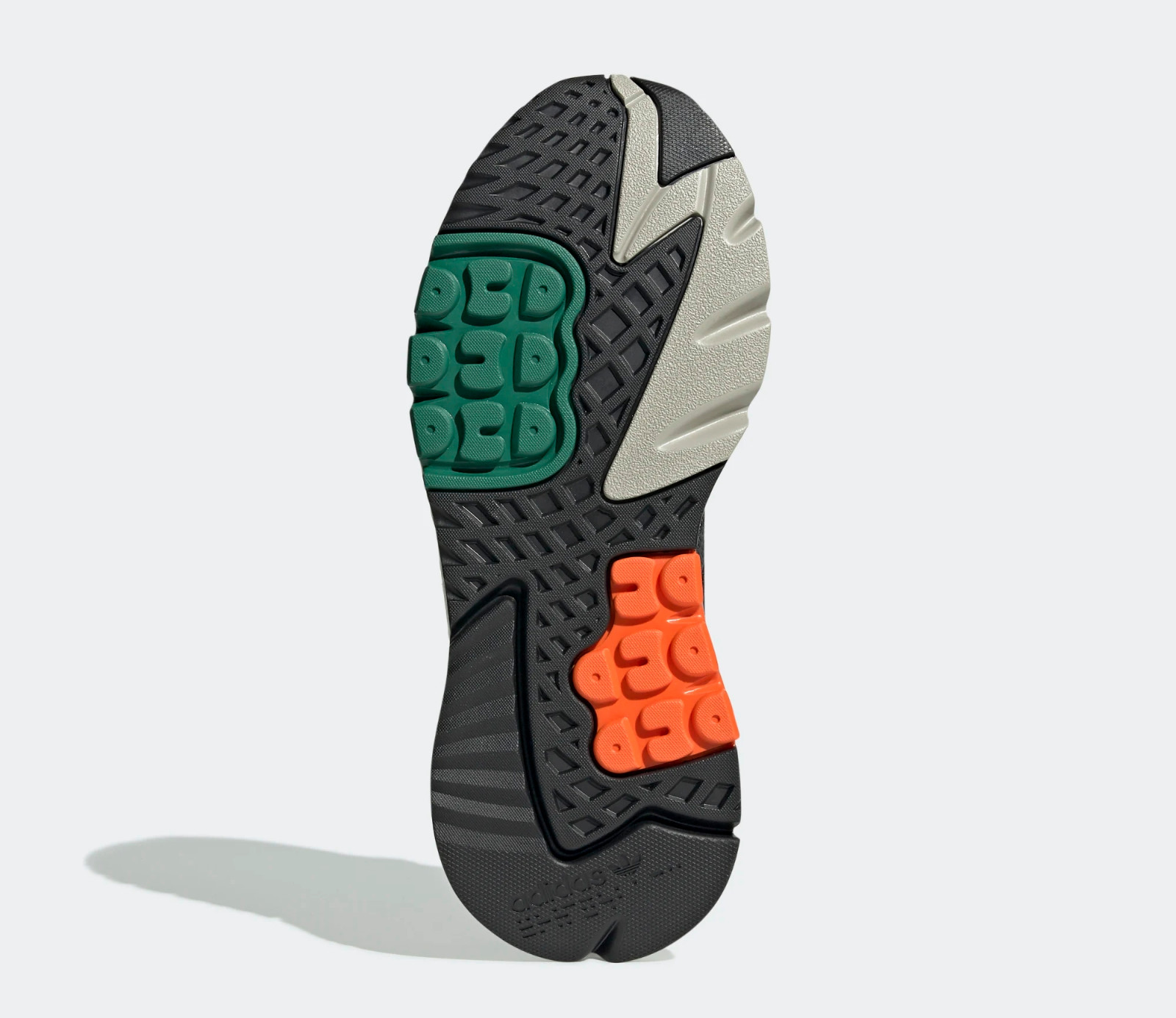 Adidas Nite Jogger Cordura Core Black Grey Six Orange EE5549 - Febbuy