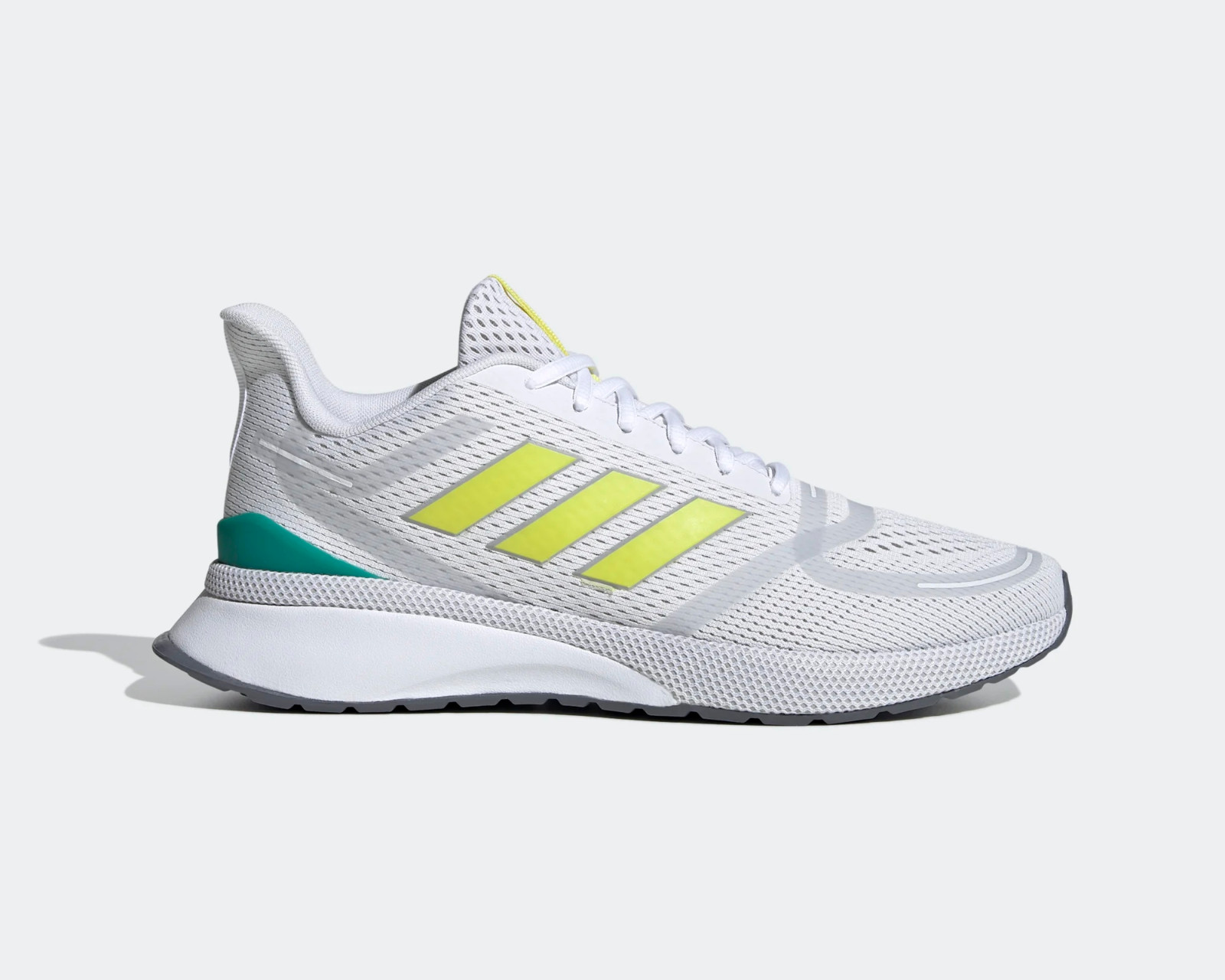 Adidas Nova Run Cloud White Shock Yellow Glory Green EG3164 - Febbuy