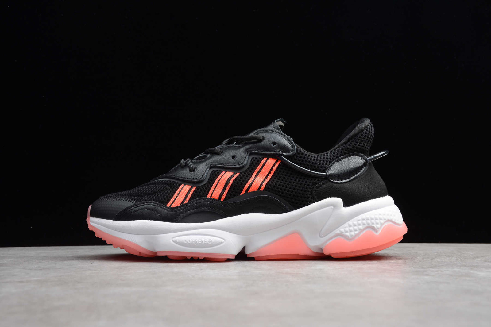Adidas Originals Ozweego Core Black Orange Cloud White EE7013 - Febbuy