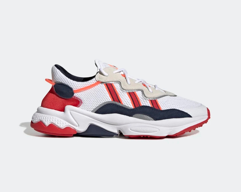 Adidas Originals Ozweego Scarlet Cloud White Collegiate Navy EH3215 - Febbuy