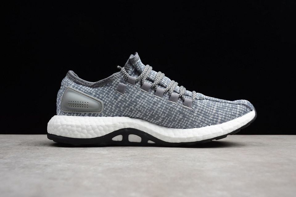 Adidas PureBoost Dark Grey Heather Cloud White Core Black BA8900 - Febbuy