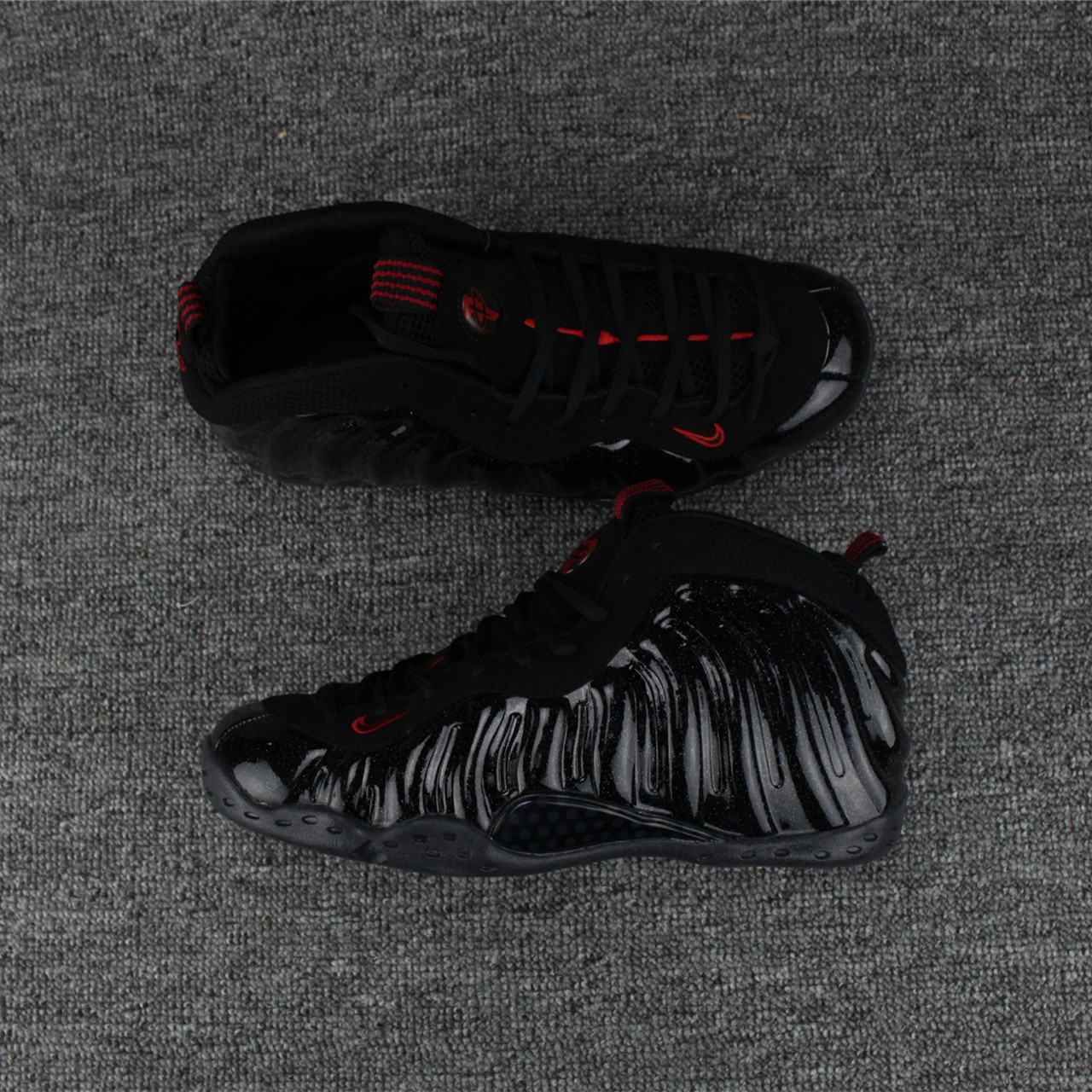 all black foams men