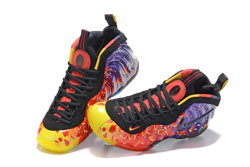 foamposite yellow red purple