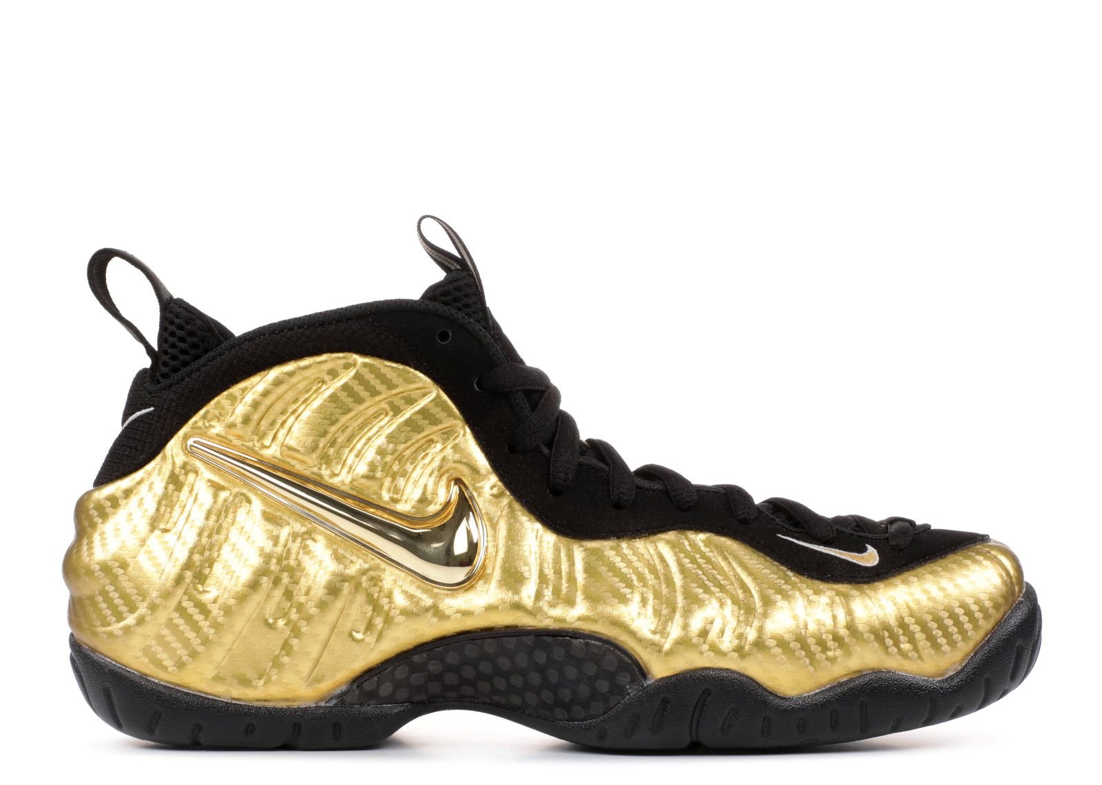 foamposite pro black gold