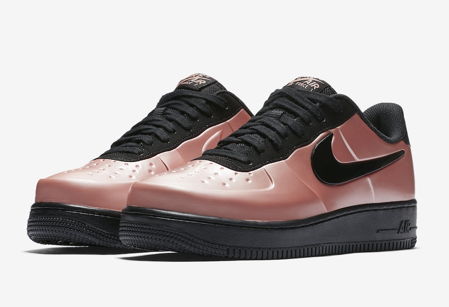 Nike Air Force 1 Foamposite Pro Cup Coral Stardust Coral Stardust Black AJ3664-600 - Febbuy