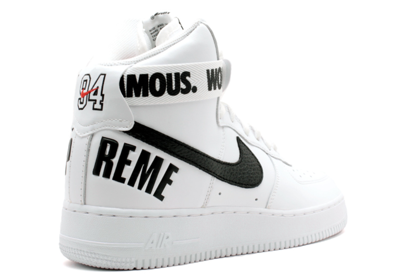 supreme air force 1 white