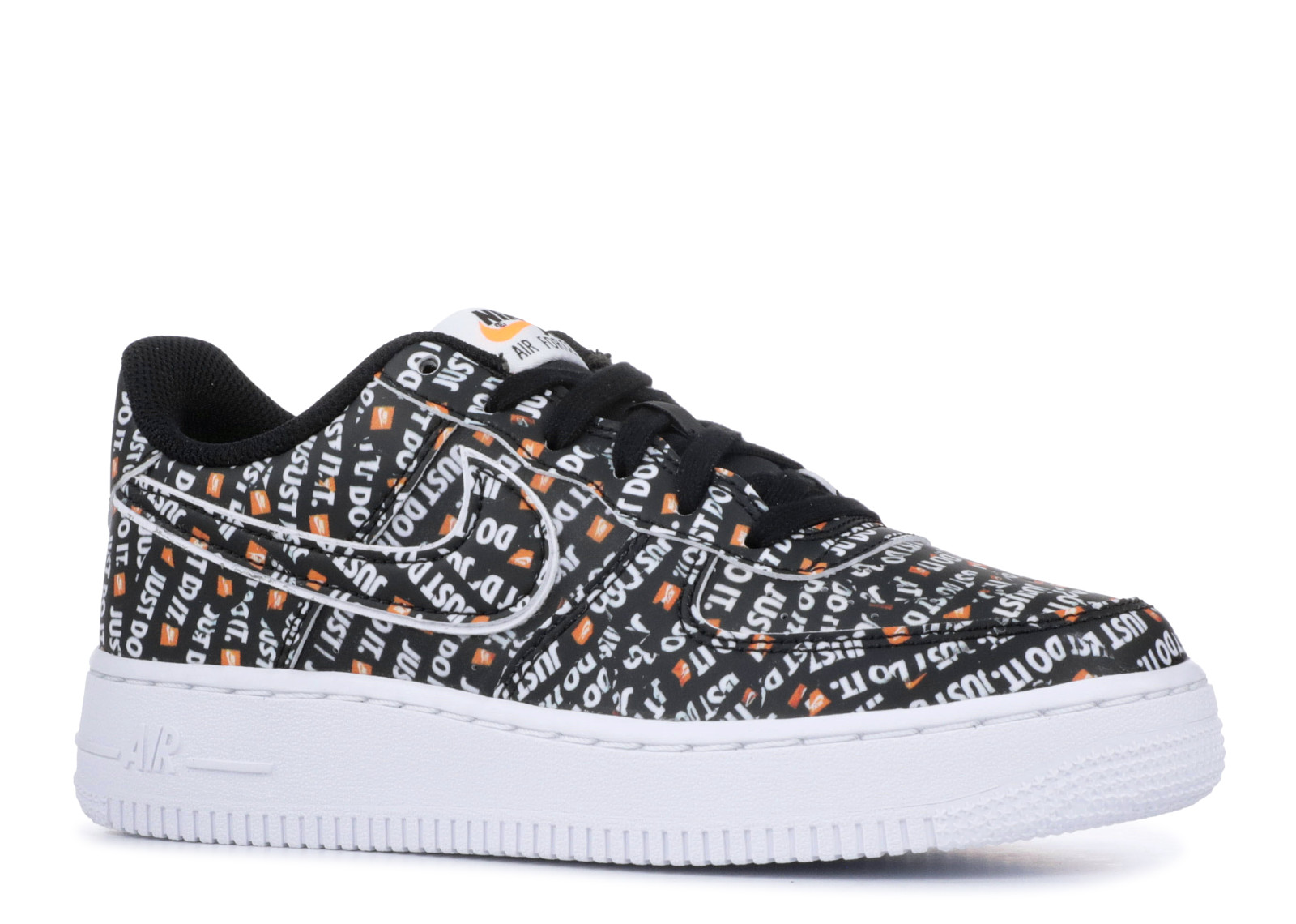 nike air force 1 premium just do it jdi gs white orange black