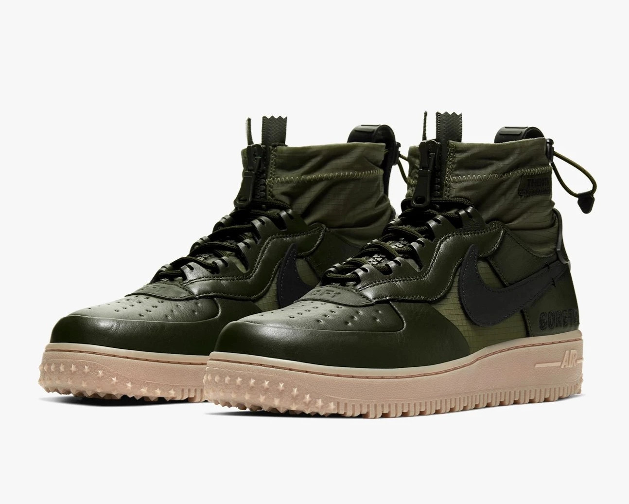 air force 1 gore tex high green