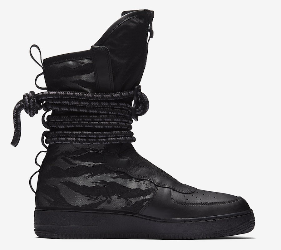 Nike Special Field Air Force 1 High Tactical Command Black Dark Grey ...