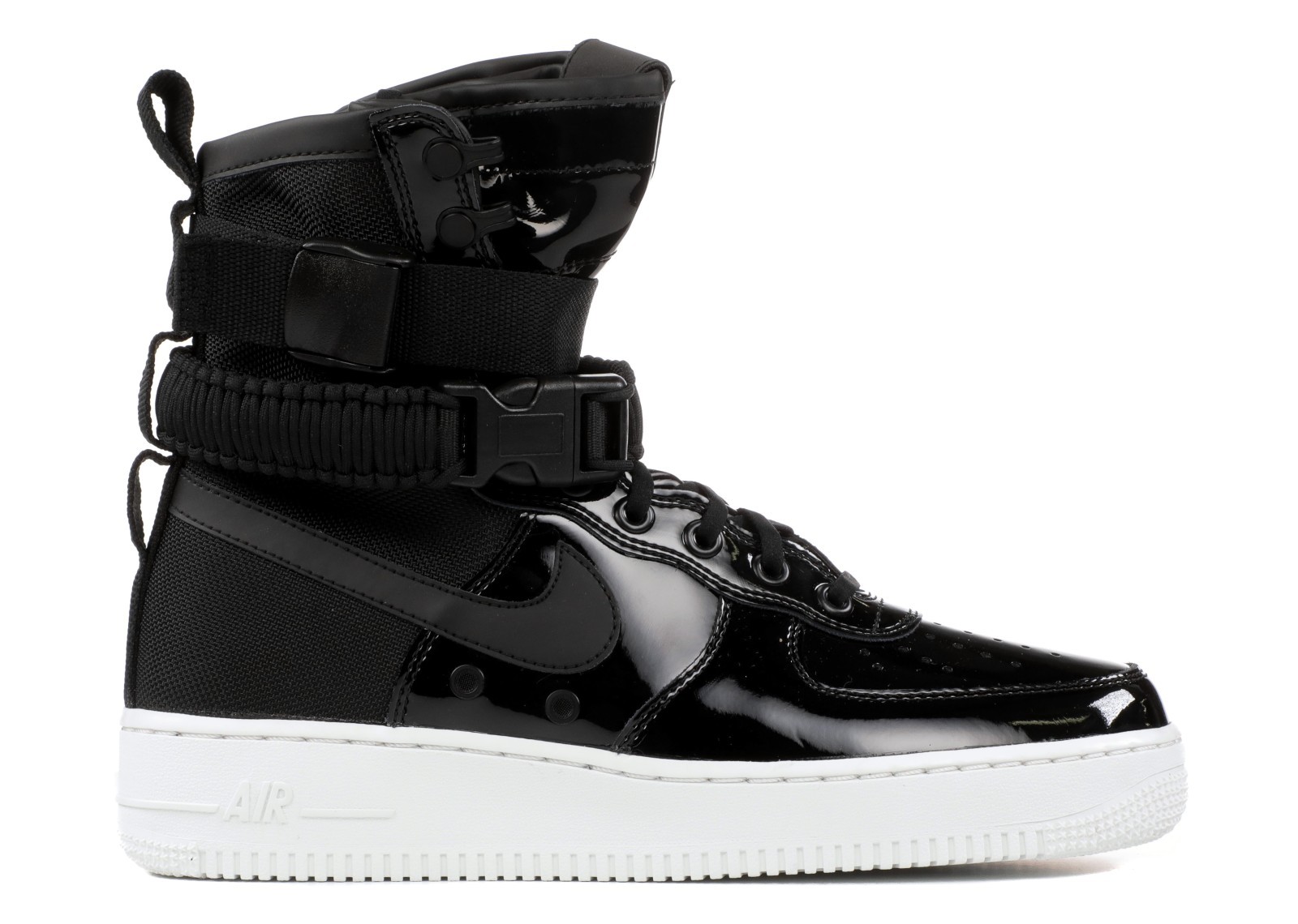 W Nike Air Force 1 Sf Af1 Se Prm Force Is Female Reflect Black Silver ...