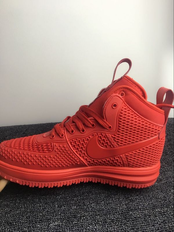 Nike Air Force 1 High KPU All Red Men Shoes Febbuy