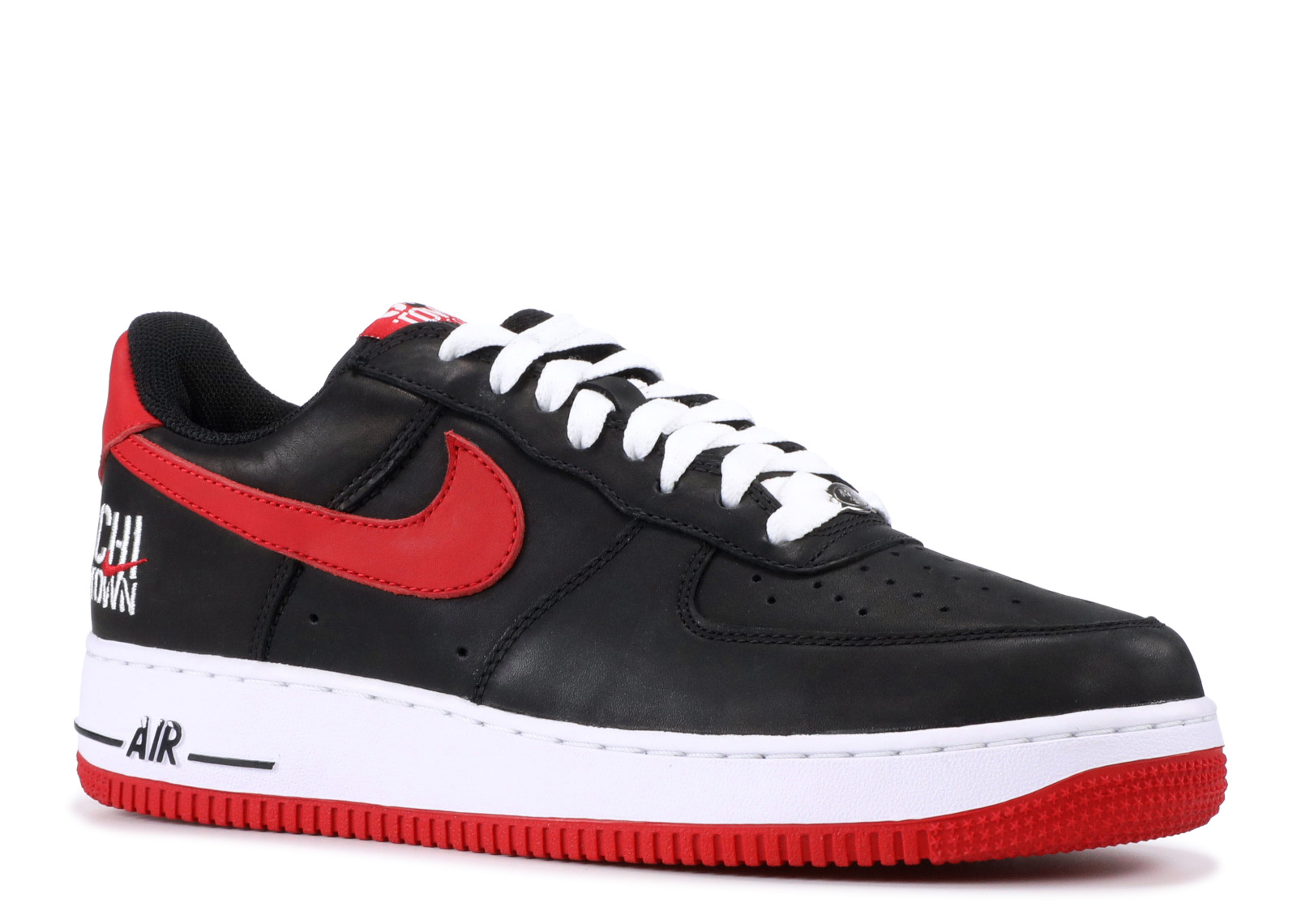 Air Force 1 Low Chitown White Black Varsity Red 845053