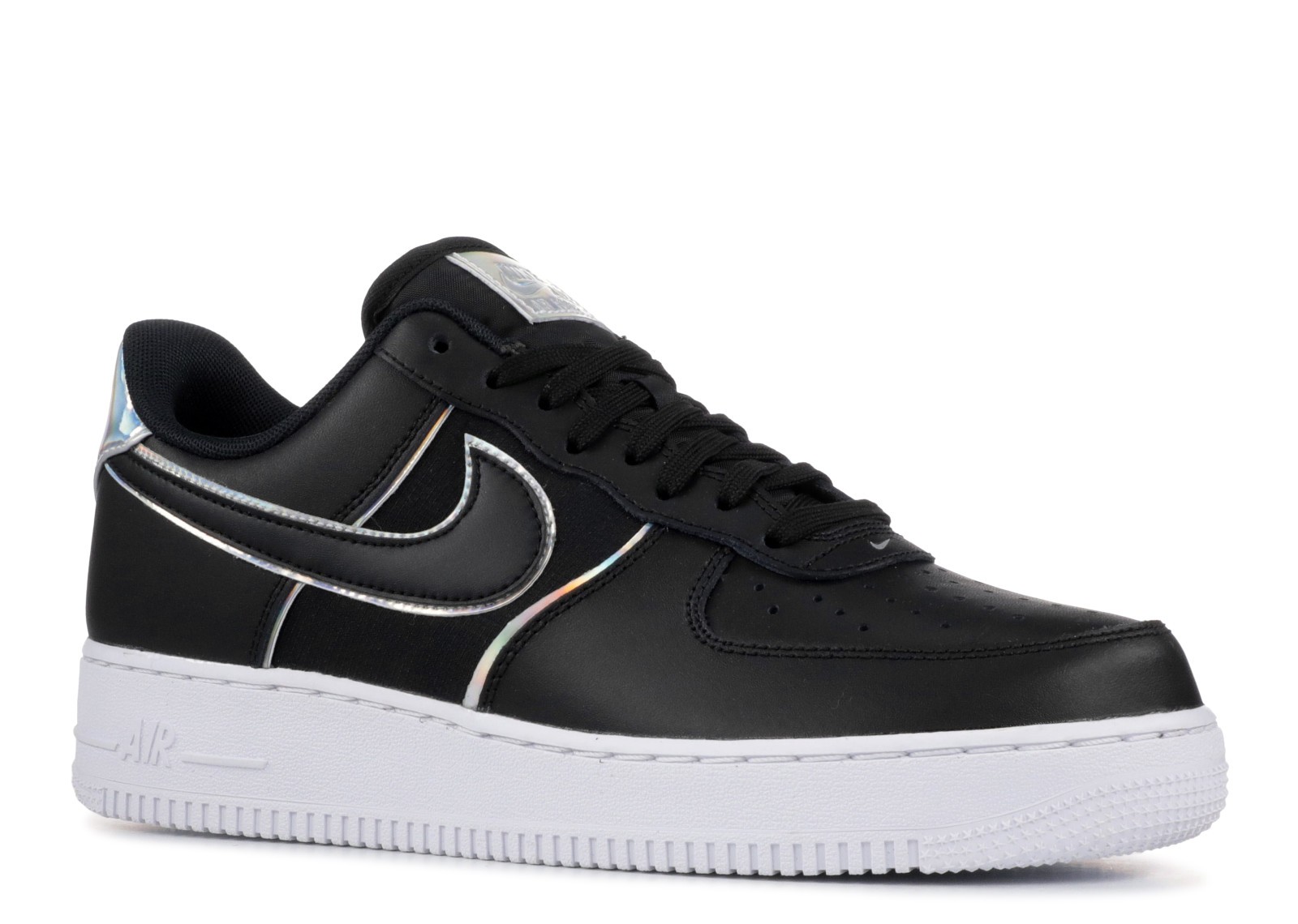 Nike Air Force 1'07 LV8 4 Black Iridescent AT6147-001 - Febbuy