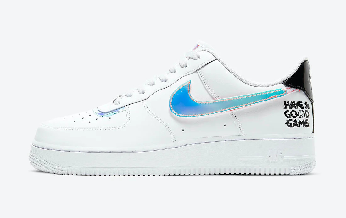 Nike Air Force 1'07 LV8 Have A Good Game Multi-Color White Black DC0710-191 - Febbuy