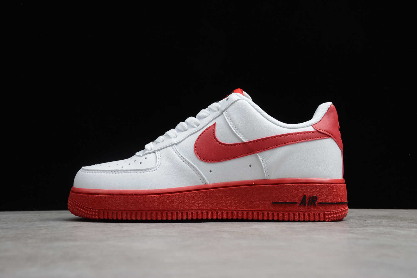 air force 1 white and university red