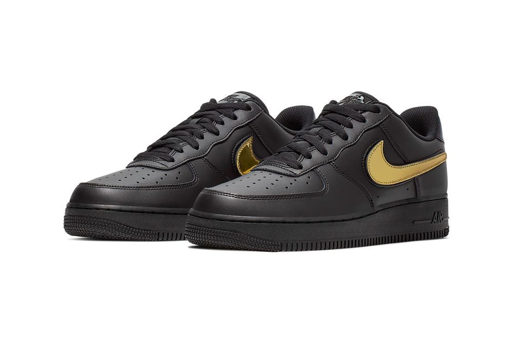 nike af1 metallic swoosh