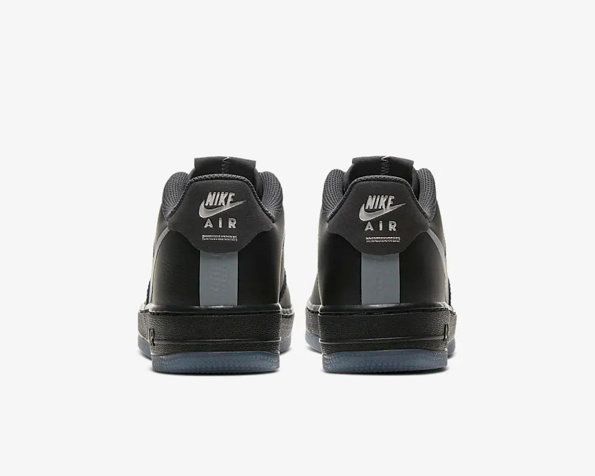 air force 1 07 black silver lilac anthracite