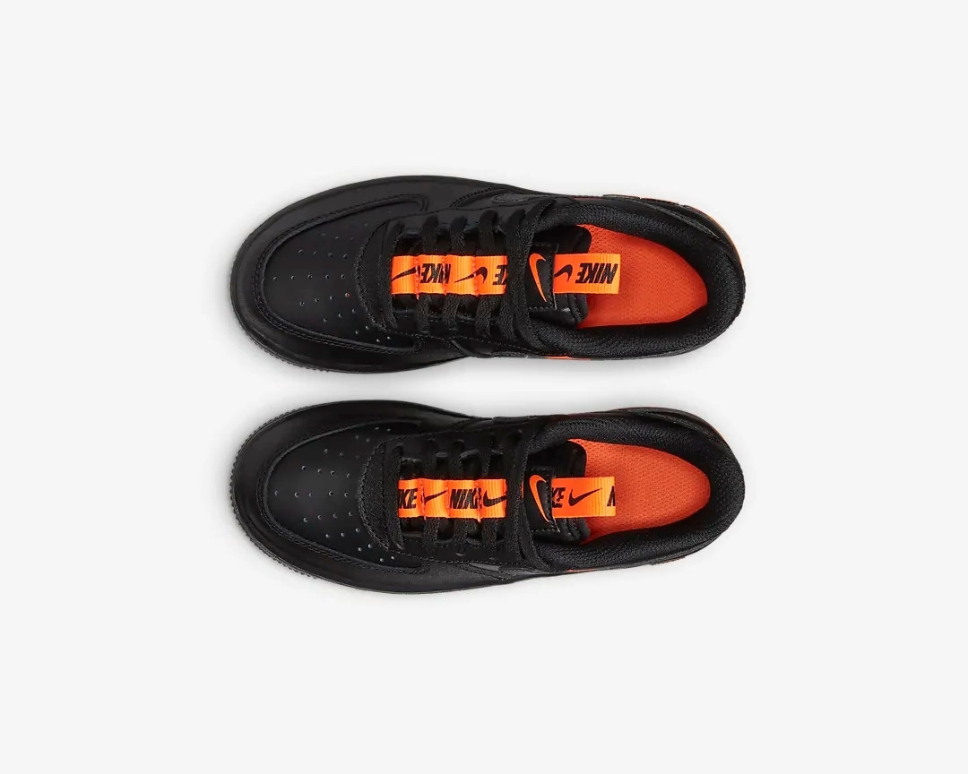 Nike Air Force 1 LV8 KSA TD - Black/Total Orange/Black