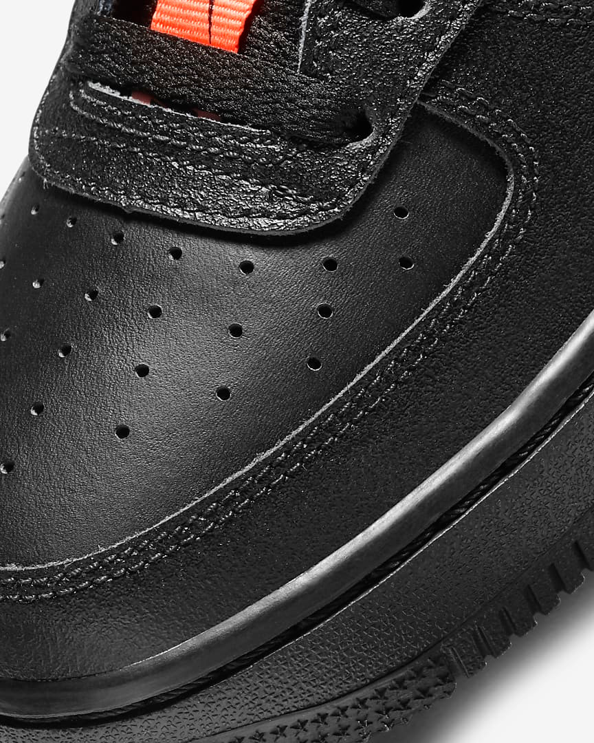 Nike Air Force 1 LV8 KSA GS Worldwide Pack Black Total Orange CT4683-001 - Febbuy