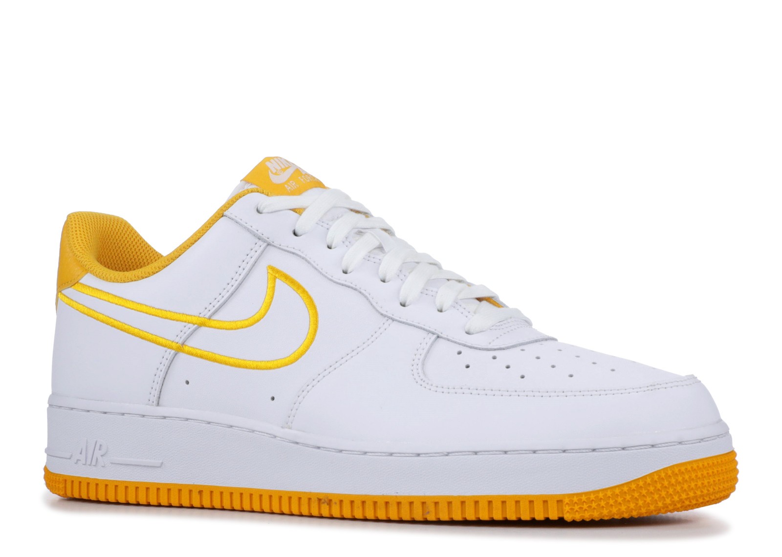 white and yellow af1 low