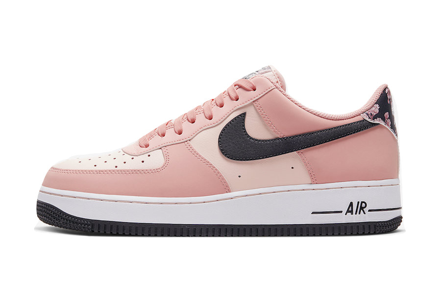 black white and pink nike air force 1