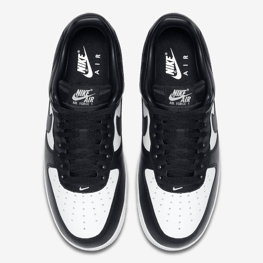 Nike Air Force 1 Low Panda White Black Sneakers Shoes AQ4134-601 - Febbuy