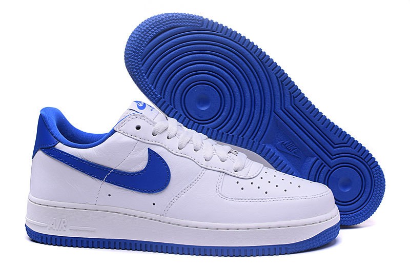 Nike Air Force 1 Low Retro White Royal Blue 845053-102 - Febbuy
