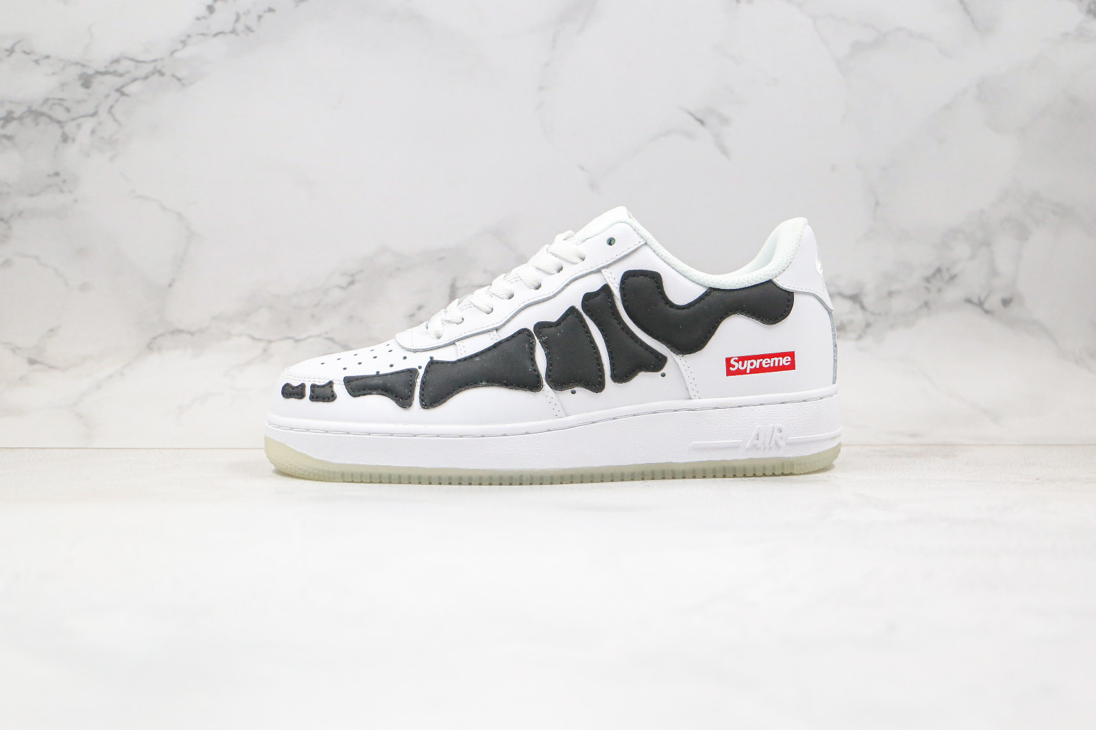 nike skeleton white