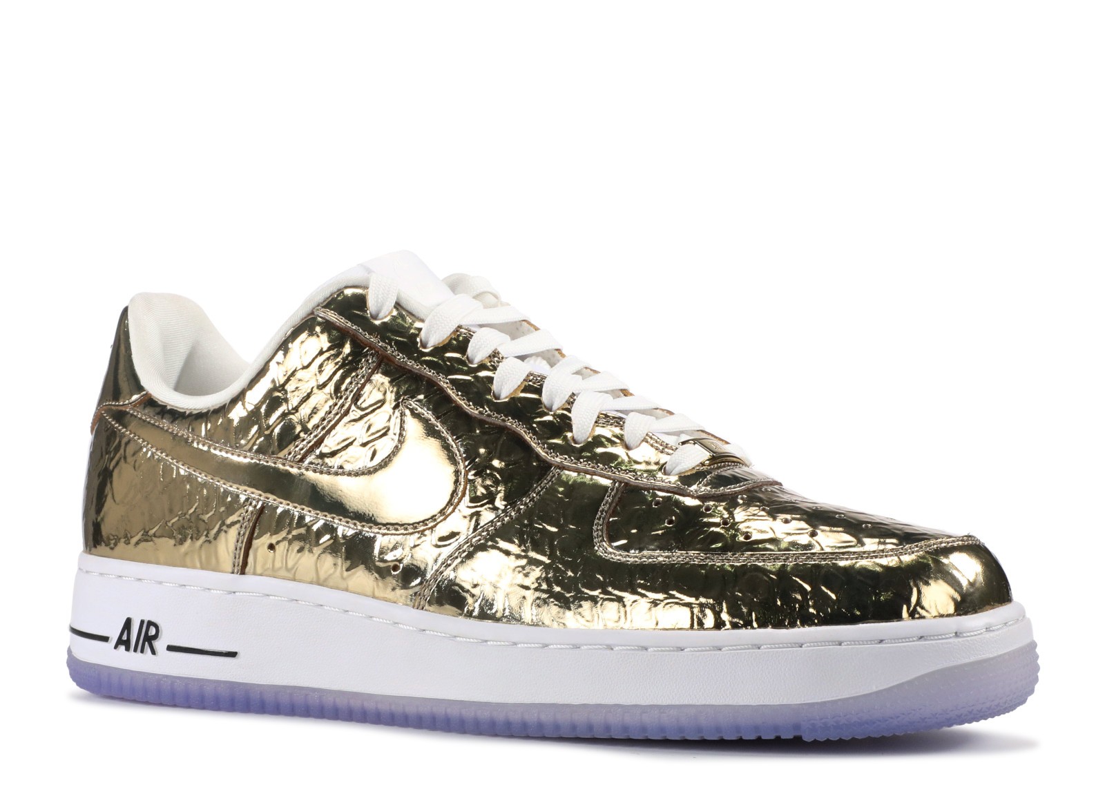 Nike Air Force 1 Precious Metal White Clear Gold 812297-701 - Febbuy