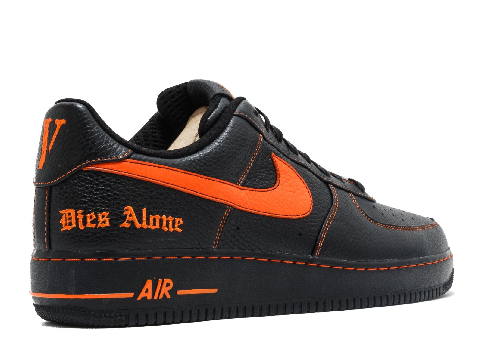 Nike Lab X Vlone Air Force 1 Vlone Orange Black Blaze AA5360001 Febbuy